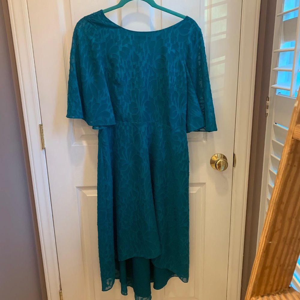 Anthropologie HD in Paris flutter-sleeve dress S